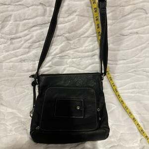 Kim Rodgers Black Leather, Crossbody Bag
